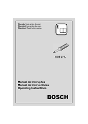 Bosch GGS 27 L Manual De Instrucciones