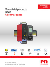 PR electronics 9202 Serie Manual Del Producto