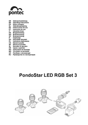 Pontec PondoStar LED RGB Set 3 Instrucciones De Uso