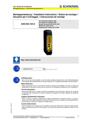 schmersal ASIO-8SI-1SO-S Instrucciones De Montaje