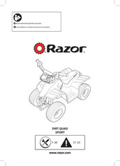 Razor DIRT QUAD SPORT Manual De Instrucciones