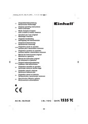 EINHELL GH-PC 1535 TC Manual De Instrucciones