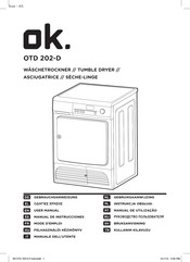 OK. OTD 202-D Manual De Instrucciones