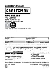 Craftsman 247.27054 Manual Del Usuario