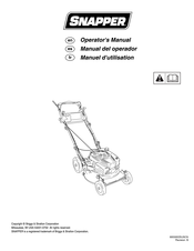 Snapper 7800947-02 Manual Del Operador