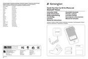Kensington Hands-Free Visor Car Kit for iPhone and Bluetooth Phone Manual De Instrucciones