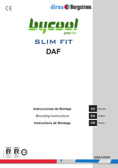 dirna Bergstrom bycool green line SLIM FIT DAF Instrucciones De Montaje