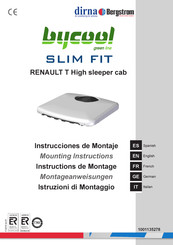 dirna Bergstrom bycool green line SLIM FIT RENAULT T High sleeper cab Instrucciones De Montaje