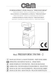 OEM PRESSFORM 350 Manual De Uso