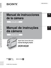 Sony HANDYCAM DCR-HC20 Manual De Instrucciones