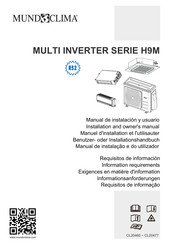 mundoclima H6M Serie Manual De Instalación Y De Usario