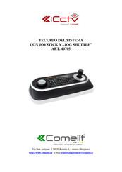 Comelit 40705 Manual De Funcionamiento