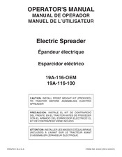 Agri-Fab 19A-116-OEM Manual De Operador