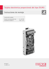 HAWE Hydraulik EV1M3 Instrucciones De Montaje