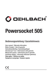 Oehlbach Powersocket 505 Manual Del Usuario