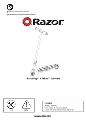 Razor Party Pop Manual De Instrucciones