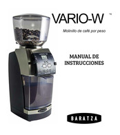 Baratza VARIO-W Manual De Instrucciones