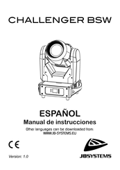 JB Systems CHALLENGER BSW Manual Del Usuario