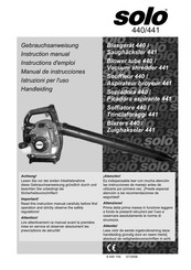 Solo 441 Manual De Instrucciones