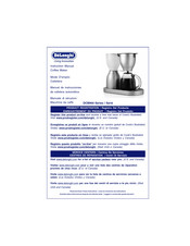 DeLonghi DCM900 Serie Manual De Instrucciones