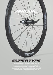 Miche SUPERTYPE Manual De Uso
