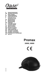 Oase Promax 20000 Instrucciones De Uso