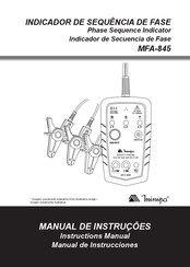 Minipa MFA-845 Manual De Instrucciones