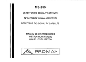 Promax MS-250 Manual De Instrucciones