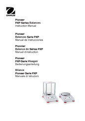 OHAUS Pioneer PXP523M Manual De Instrucciones