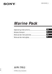 Sony MPK-TRV3 Manual De Instrucciones