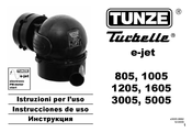 Tunze Turbelle e-jet 1205 Instrucciones De Uso