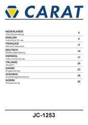 Carat JC-1253 Instrucciones De Uso