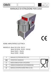 OEM FA381 Manual De Instrucciones