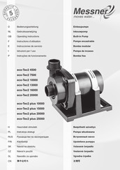 Messner eco-Tec2 13000 Instrucciones De Servicio