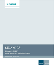 Siemens SINAMICS G120P Cabinet Instrucciones De Servicio