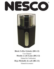 Nesco BG-13 Manual De Usuario