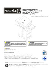 Nexgrill 720-0783E Manual Del Usuario