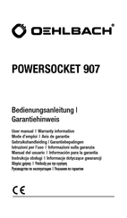 Oehlbach Powersocket 907 Manual Del Usuario