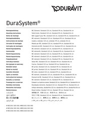 DURAVIT DuraSystem Instrucciones De Montaje