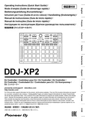 PIONEER DJ DDJ-XP2 Manual De Instrucciones