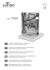 Cardin T624 Instrucciones De Uso