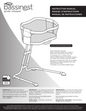 Halo bassinest Manual De Instrucciones