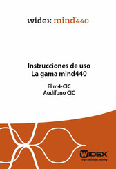 Widex mind440 Instrucciones De Uso