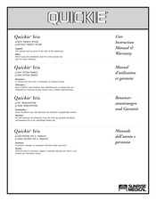 Sunrise Medical Quickie Iris Manual De Instrucciones