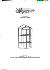 Biotop Garden B2083 Instrucciones De Montaje