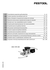 Festool VAC SYS SE Manual De Instrucciones Original