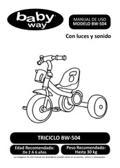 Baby way BW-504 Manual De Uso