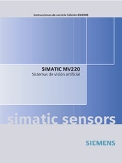 Siemens SIMATIC MV220 Instrucciones De Servicio