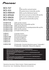 Pioneer S-BD821HF Manual De Instrucciones