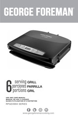 George Foreman RPGD3994 SERIE Manual De Uso